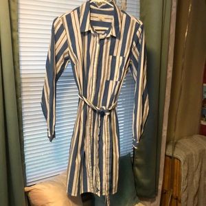 A New Day striped dress shirt dress.